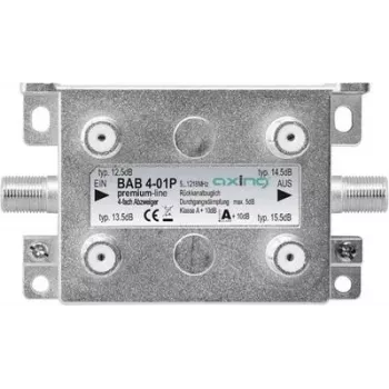 axing BAB 4-01P - Kaablijaotur - 5 - 1218 MHz - Hall - A - F - 93 mm