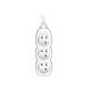 Tracer PowerCord pikendusjuhe, 3 pistikupesa, 3 m, valge