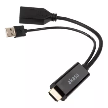 HDMI-DisplayPort adapterkaabel Akasa AK-CBHD24-25BK