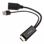 HDMI-DisplayPort adapterkaabel Akasa AK-CBHD24-25BK