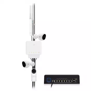 Ubiquiti UniFi Switch Flex (3-pakk) Hallatav L2 Gigabit Ethernet (10/100/1000) Power over Ethernet (PoE) Valge