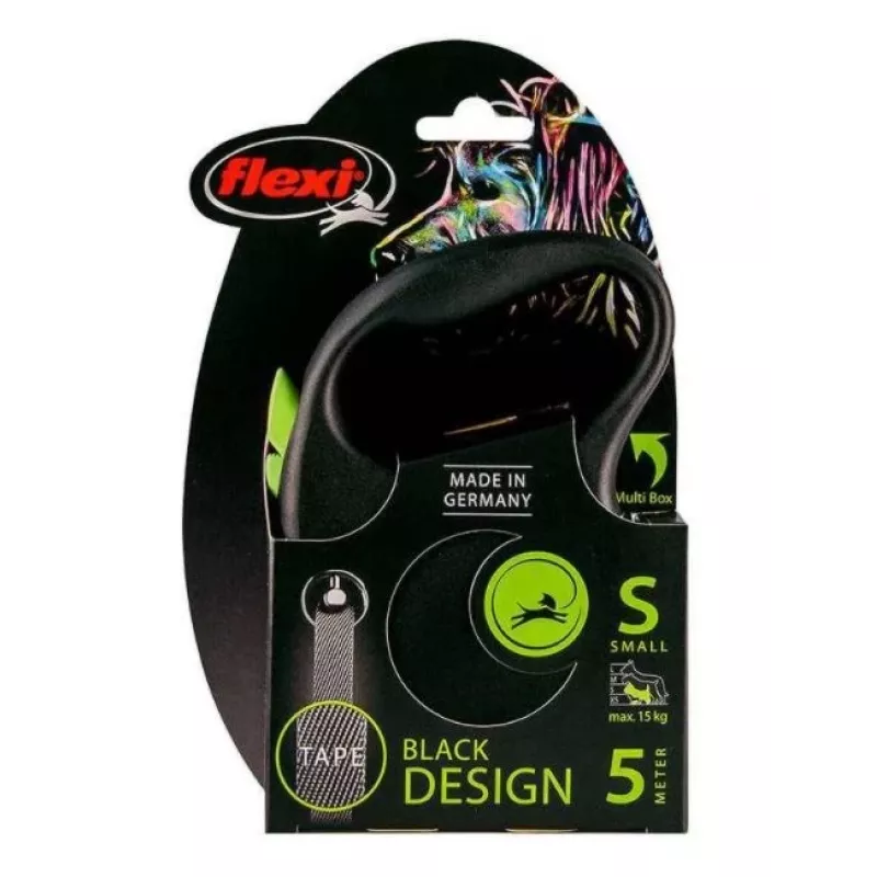 FLEXI Must Design S - sissetõmmatav rihm - 5 m