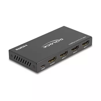 DeLOCK HDMI-lüliti, 3 x HDMI-sisend ühele HDMI-väljundile, 8K 60 Hz
