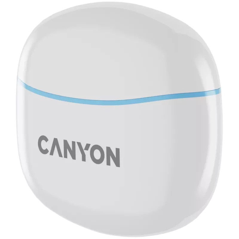 Canyon TWS-5 CNS-TWS5BL Kõrvaklapid – Tõeliselt juhtmevabad – Bluetooth 5.3 – Kõrvasisesed – USB-C laadimiskarp – Puutetundlik juhtimine – kuni 38 tundi tööaega – Must