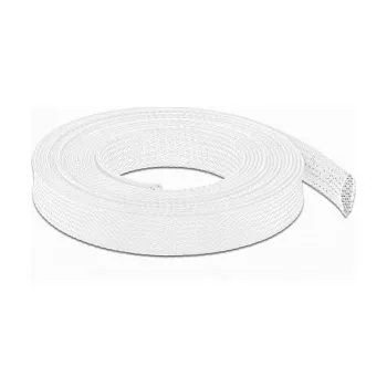 Põimitud varrukas DeLOCK 20805 10 m x 19 mm valge