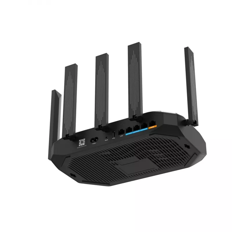 Ruijie Networks RG-EG105GW-X traadita ruuter Gigabit Ethernet kaheribaline (2,4 GHz / 5 GHz) Must, Hall