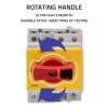 Qoltec 52611 DC isolaator lukustusfunktsiooniga | Pealüliti | 1200V | 32A | 8kV | 4P