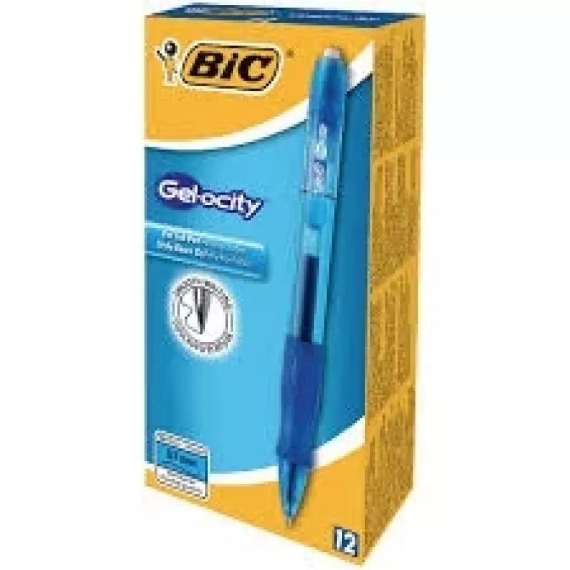 Pastapliiats BIC 829158 — klambriga kokkusurutav, sinine tint, läbipaistev korpus, 12 tk pakend