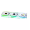 Fan Lian Li UNI FAN SL Wireless LCD 120 12 cm Valge 3 tk