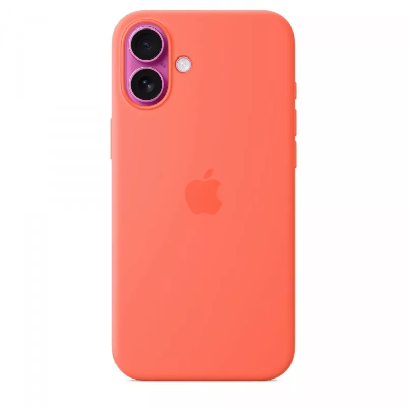 iPhone 16 Plus silikoonümbris MagSafe'iga - Tangerine