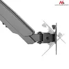 Lauamonitori kinnitus MACLEAN MC-775 kuni 32-tollistele (81,3 cm) ekraanidele, VESA 75x75–100x100, kuni 8 kg, hall