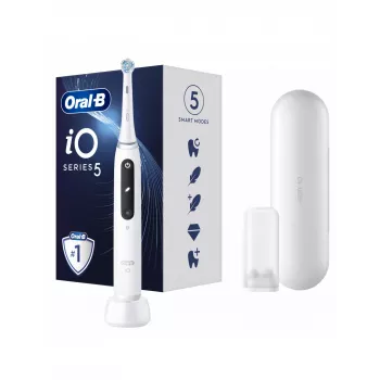 Oral-B iO5 elektriline hambahari kotiga Quite Valge 1 tk