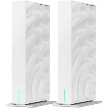 Acer Wave 7, Wi-Fi 7 Mesh-ruuter, EU-pistik, kahe paki traadita ruuter Gigabit Ethernet Kaheriba (2,4 GHz + 5 GHz või 2,4 GHz + 6 GHz)