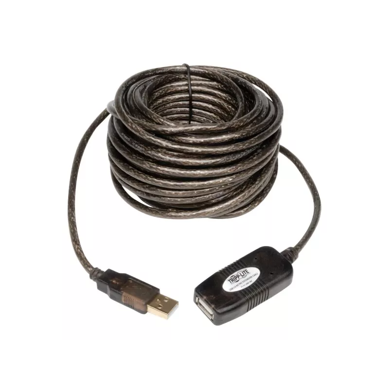 Tripp Eaton Tripp Lite Series 10M USB 2.0 Hi-Speed Active Extension Repeater Cable USB-A M/F 33' 33ft 10 Meter - USB-pikenduskaabel - USB (M)