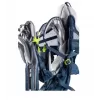 Beebikandja seljakott DEUTER Kid Comfort Active — sinine, polüamiid, kuni 22 kg, päikesevari, jalatus, VariQuick, Lite Air