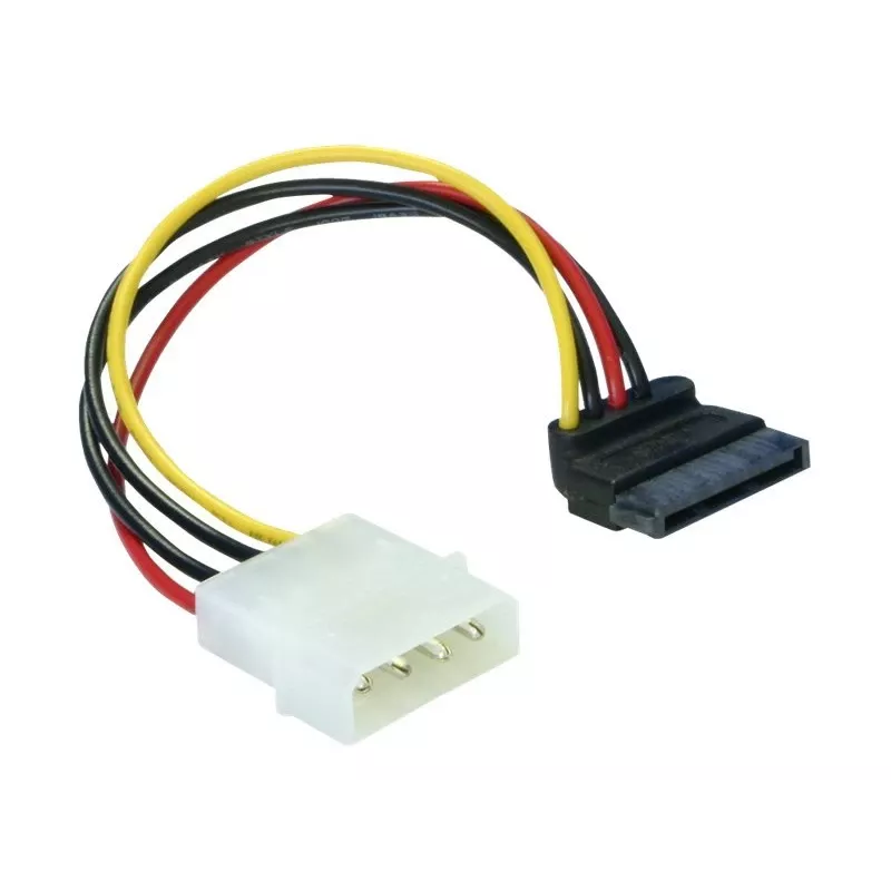 Toitekaabel SATA HDD 4pin isane nurga all DeLOCK 60101