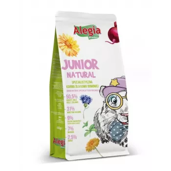 ALEGIA Junior Natural - toit koduürgudelitele - 650g