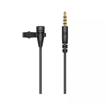 Lavalier mikrofon Sennheiser XS LAV MOBILE, klambriga kondensatormikrofon, ringsuunaline, 2 m kaabel, 3,5 mm, 50–18000 Hz, 19 g, must