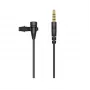 Lavalier mikrofon Sennheiser XS LAV MOBILE, klambriga kondensatormikrofon, ringsuunaline, 2 m kaabel, 3,5 mm, 50–18000 Hz, 19 g, must