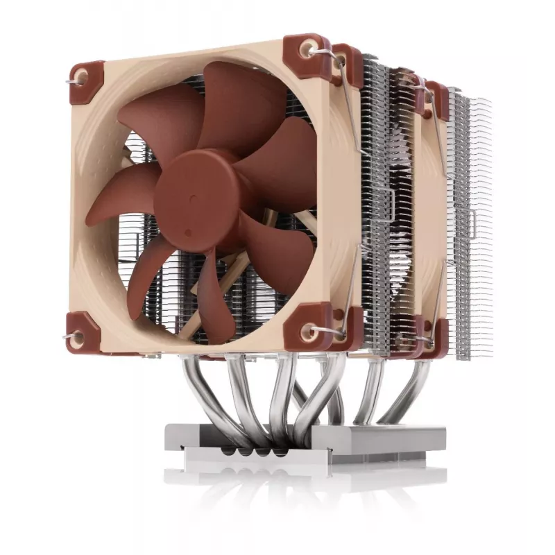 Õhkjahuti Noctua NH-D9 TR5-SP6 4U — 92 mm kahe ventilaatoriga protsessorijahuti sTR5-le, alumiiniumribid, vasest alus, 2500 p/min