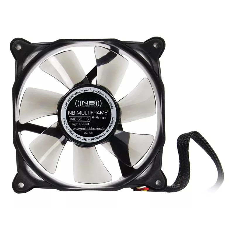 Noiseblocker Multiframe S-Series M8-3 HS 80 mm korpuseventilaator