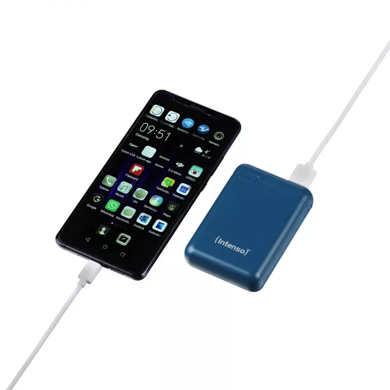 Intenso XS10000 liitiumpolümeer (LiPo) 10000 mAh petroolivärvi