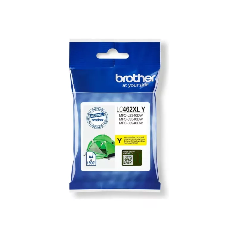 Brother LC462XLY tindikassett 1 tk Originaal Kõrge (XL) tootlikkusega Kollane