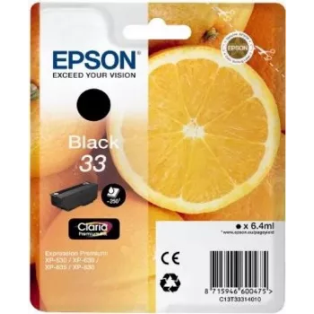 Epson oranžs C13T33314010 tindikassett 1 tk Originaal Must