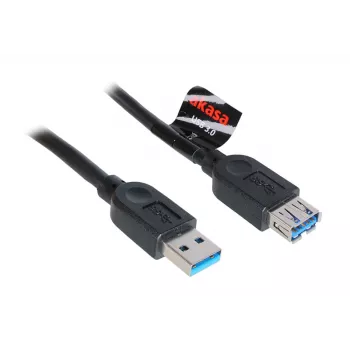 USB 3.0 kaabel Akasa AK-CBUB02-15BK 1,5 m must