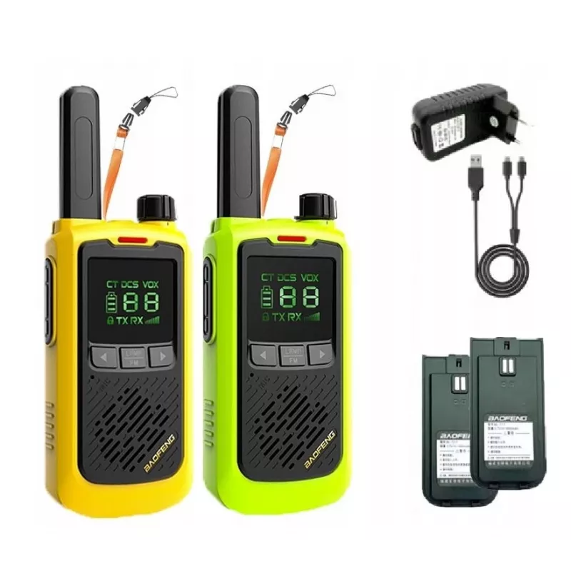 Käsijaam raadio Baofeng BF-T17 roheline — 16 kanalit, 5 W, 400–470 MHz, 1500 mAh aku