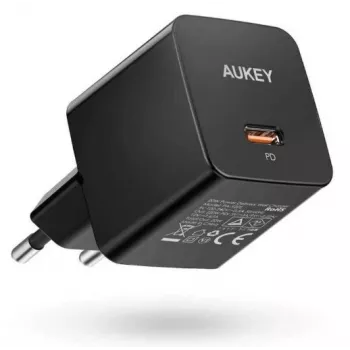 Seinalaadija Aukey PA-Y20S 20W USB-C Power Delivery, kompaktne ühe pordiga