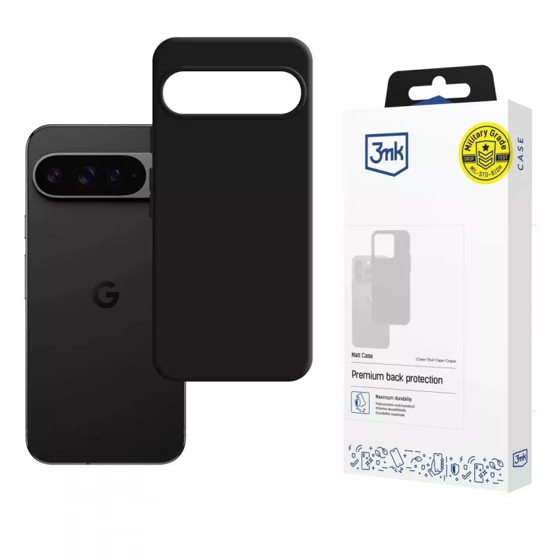 Kaitsev telefonikest 3MK Matt Case Google Pixel 10 Pro XL-ile – õhuke vastupidav matt viimistlus