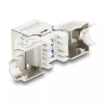 RJ45 Keystone Moodul Pistikupesa Cat.6A DELOCK 90798 — LSA terminatsioon