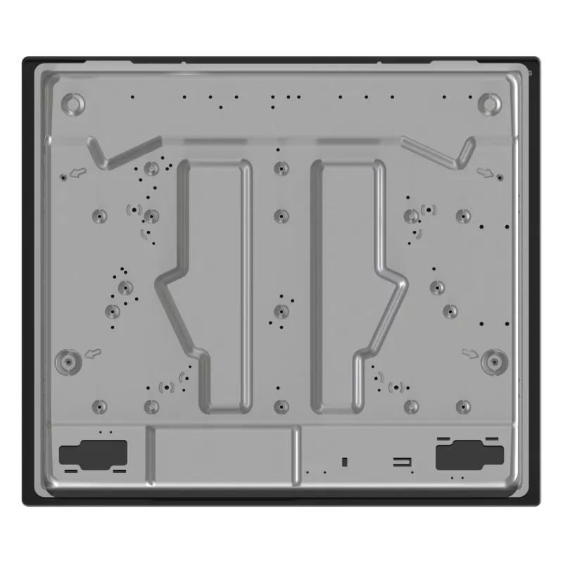 Gorenje Hob GW642AB Gas Number of burners/cooking zones 4 Rotary knobs Must