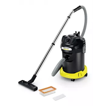 Kuivtolmuimeja Karcher AD 4 Premium — 17 L, 600 W, kotita, metallvoolik, kroomtoru