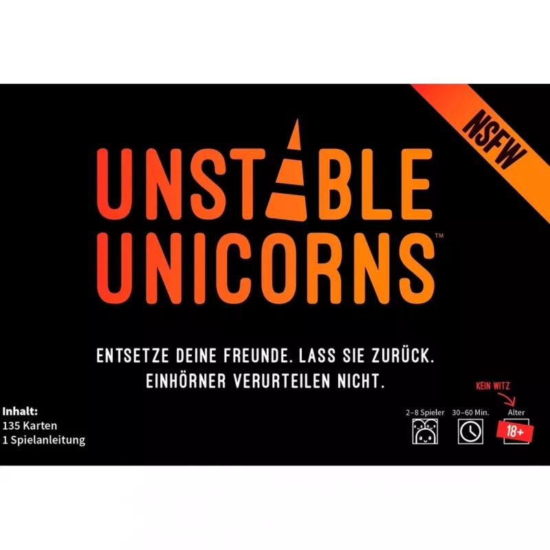 Unstable Unicorns NSFW, kaardimäng