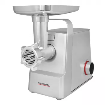 Hakklihamasin GASTROBACK 41407 — 2100 W, roostevabast terasest korpus, 2,5 kg/min läbilaskevõime