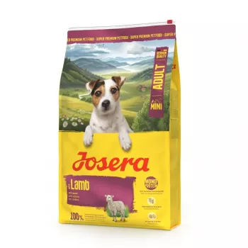 Kuiv koeratoit JOSERA Mini Adult Lamb 900 g — väikest tõugu, lambaliha retsept