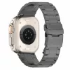 GUAN Premium käerihm Apple Watchile, must/hall, 44mm, 45mm, 42mm (Series 1/2/3), 49mm, 46mm, GA-MAG-BNDA-P-BGL