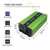 Autoinverter Qoltec Monolith 1200 W roheline 12 V