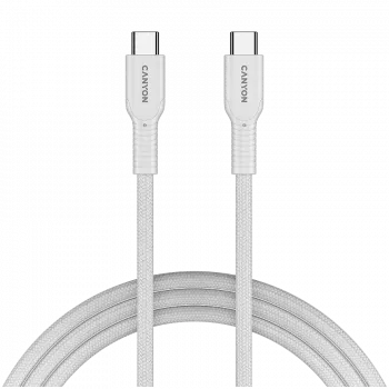 CANYON kaabel OnWire 60CL C-C 60W COLOR Punutud 1m Valge