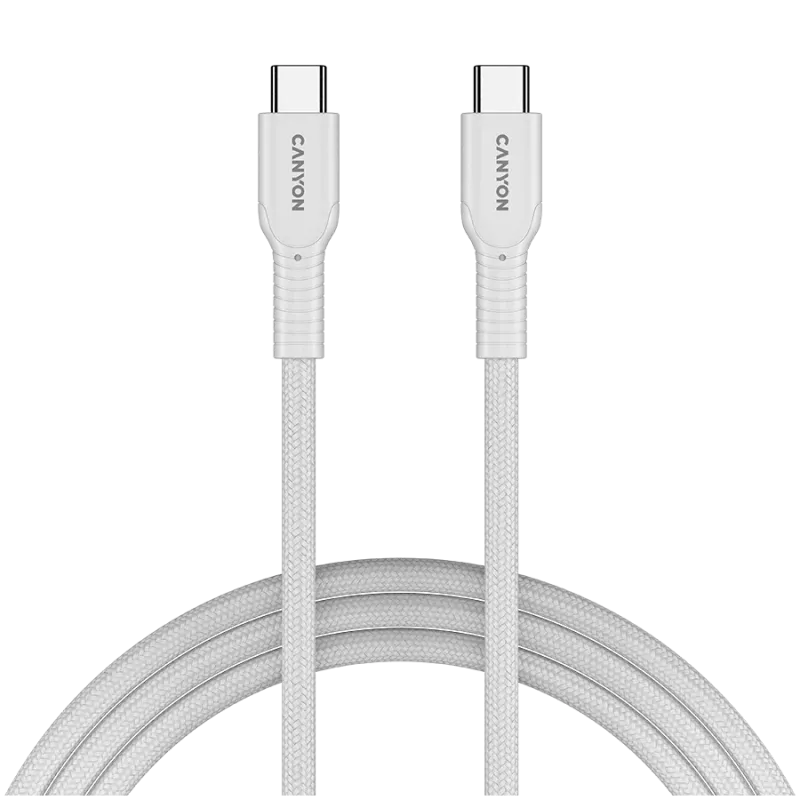 CANYON kaabel OnWire 60CL C-C 60W COLOR Punutud 1m Valge