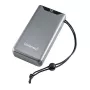Akupank INTENSO 7332054 — 20000 mAh, PD 3.0 ja QC 3.0, 20 W, USB-A + USB-C, hall