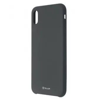 Telefoniümbris Tellur Liquid Silicone iPhone XS Max jaoks — Must