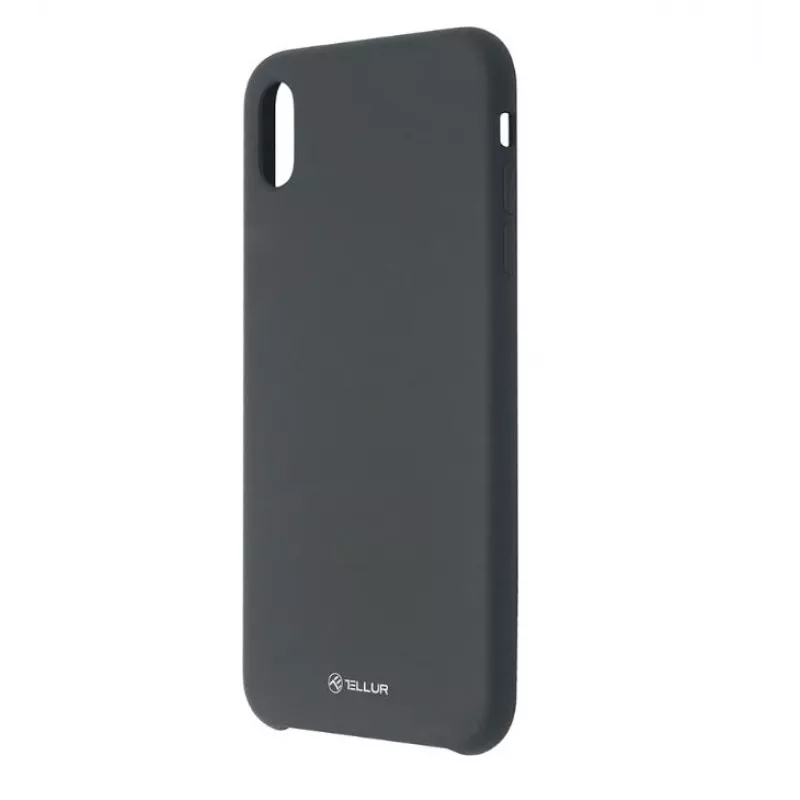 Telefoniümbris Tellur Liquid Silicone iPhone XS Max jaoks — Must