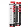 Pikendusjuhe ARMAC M6 — 6 pistikupesa, 1,5 m kaabel, must