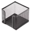 Märkmepaberi karp Forpus, 9,5x9,5 cm, must, perforeeritud metall 1005-008
