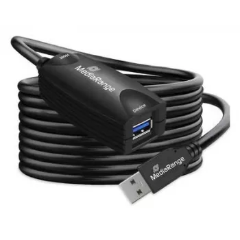 USB A to USB A kaabel MediaRange MRCS242 USB 3.2 Gen 1 (3.1 Gen 1) 5 m 5 Gbit/s Must