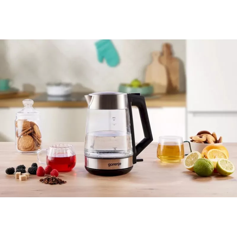Gorenje K17OGS Veekeetja, elektriline, mahutavus 1,7 L, võimsus 2200 W, roostevaba teras | Gorenje