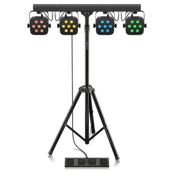 Behringer STAGE TRI LED BUNDLE ST1 Set 4xLEDPAR koos kontrolleriga + statiiv